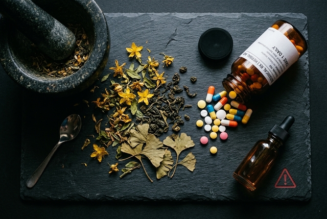 Interakcje ziół z lekami — 10 połączeń, które mogą być niebezpieczne